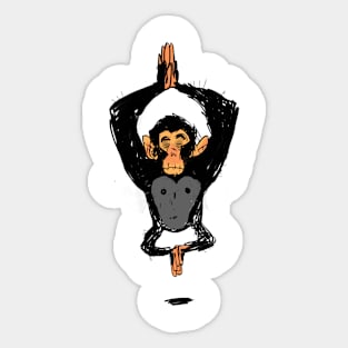 spiritual monkey Sticker